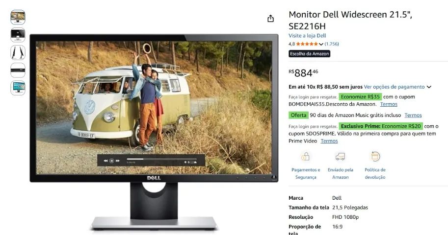 Monitor Dell 22 Polegadas - Foto 5