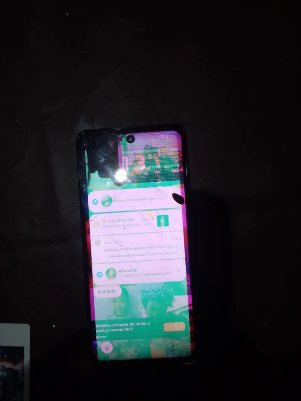 Celular G04s Tela Quebrada - Foto 4