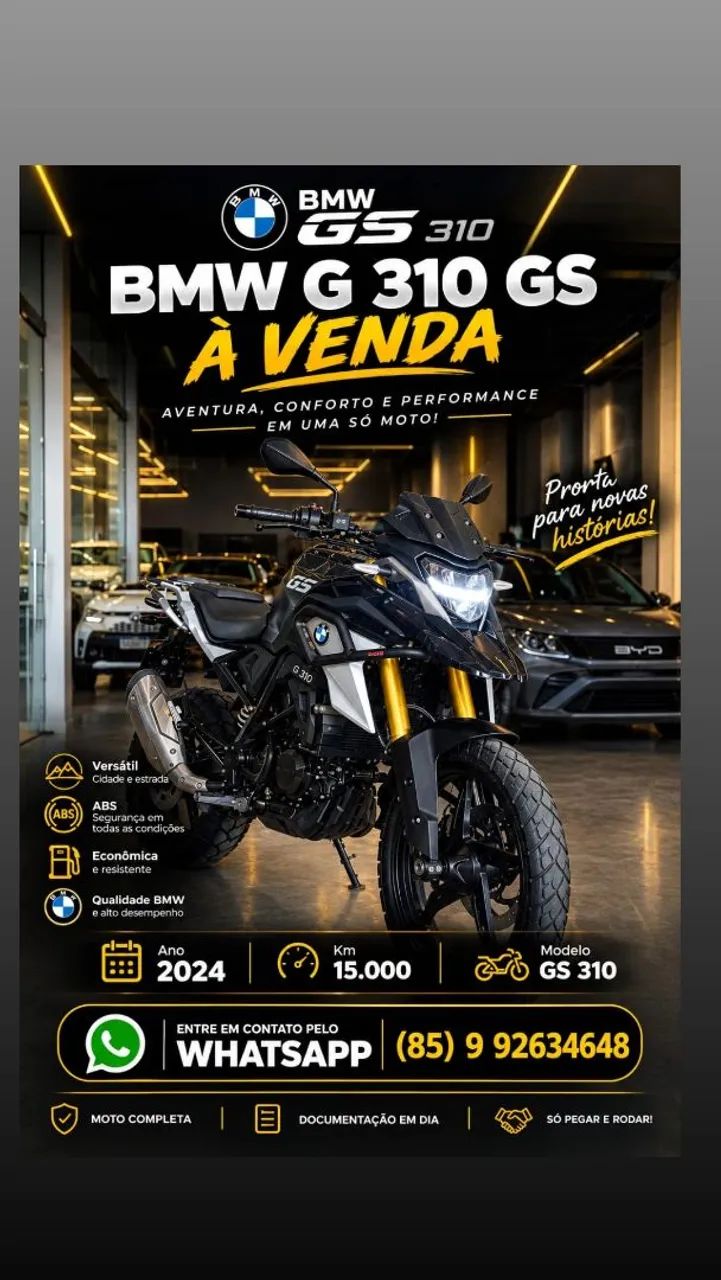 BMW,ano 2024 quitada e sem multa cor preta