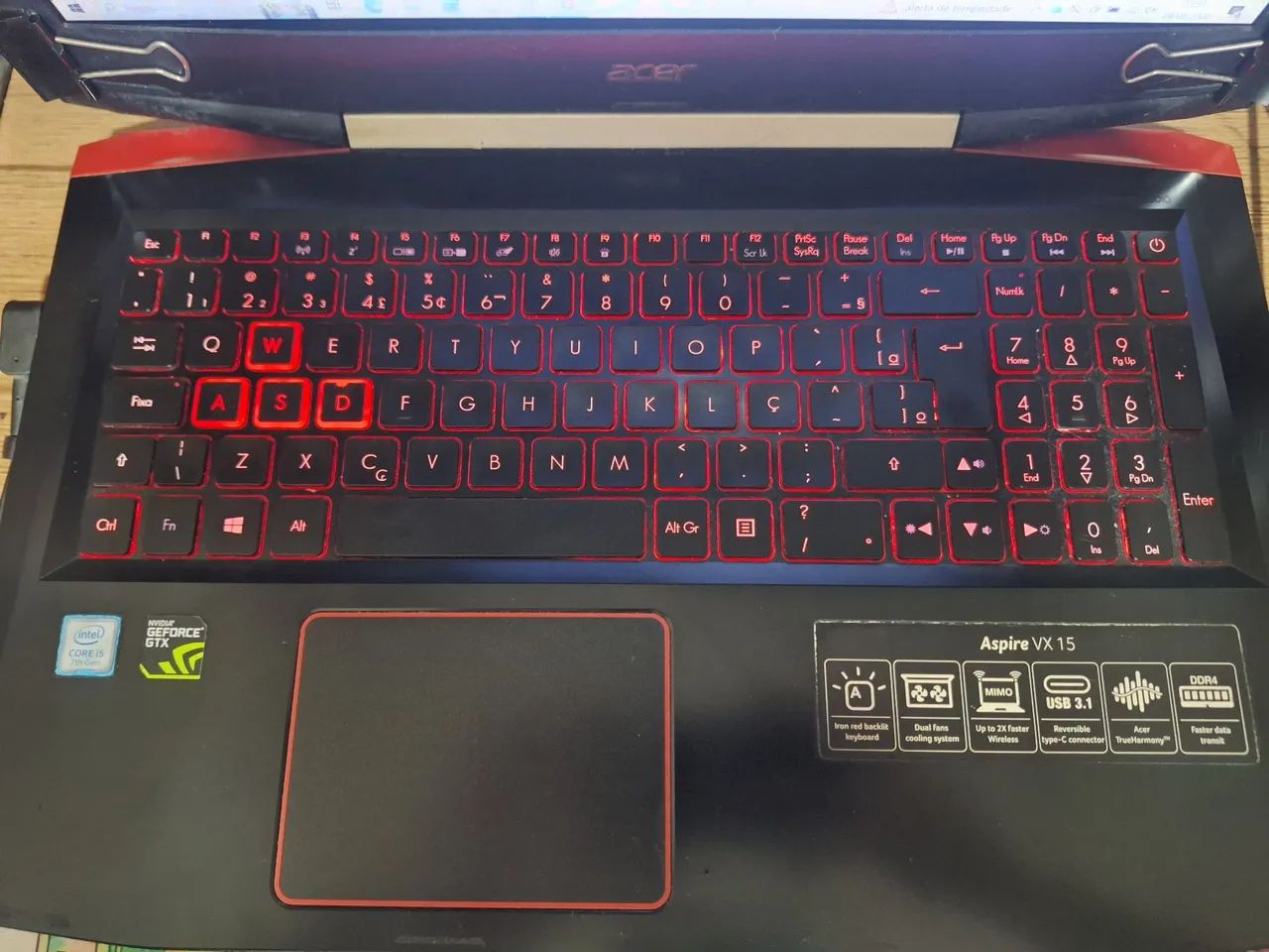 Notebook Acer Aspire VX 15