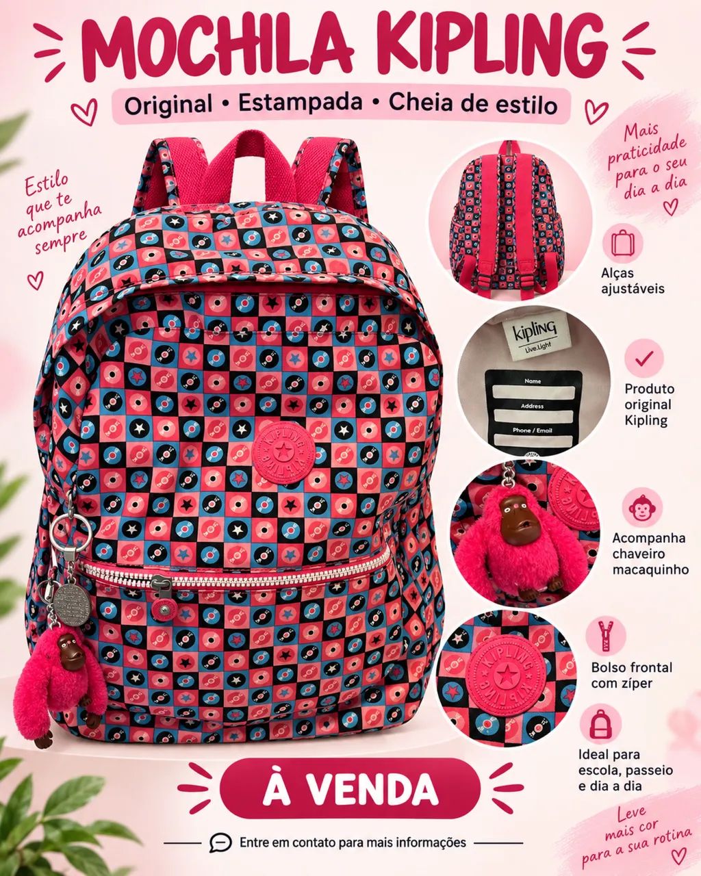 Mochila Kipling 