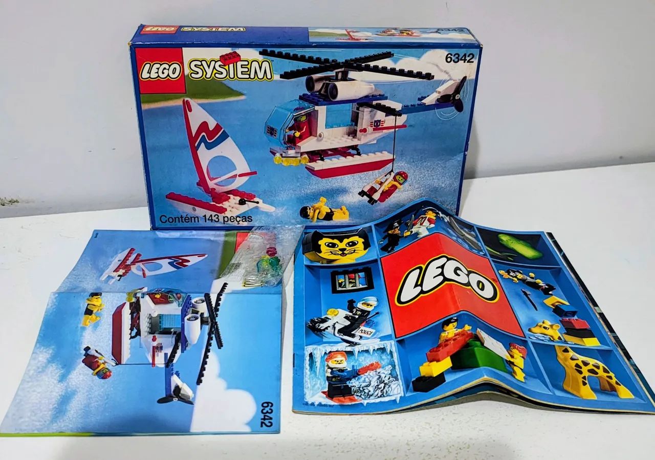 Lego System 6342 - Beach Rescue Chopper - Completo - Foto 2