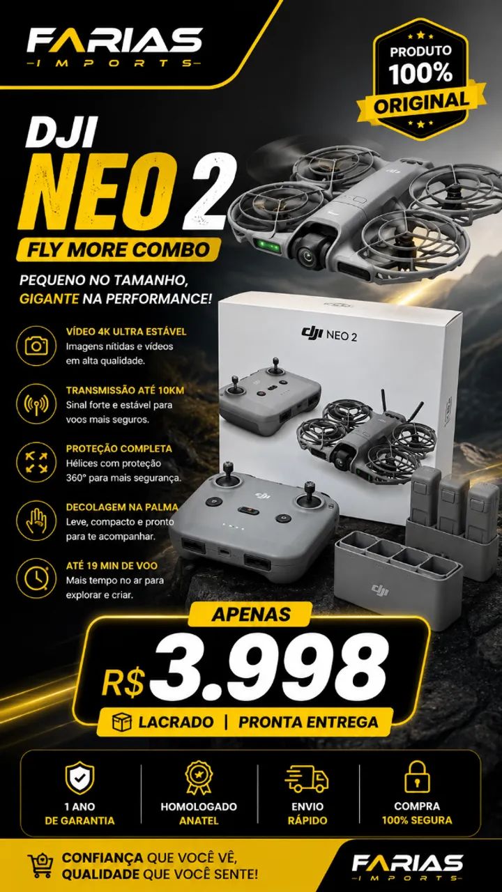 Drone DJI Neo 2 Fly More Combo 