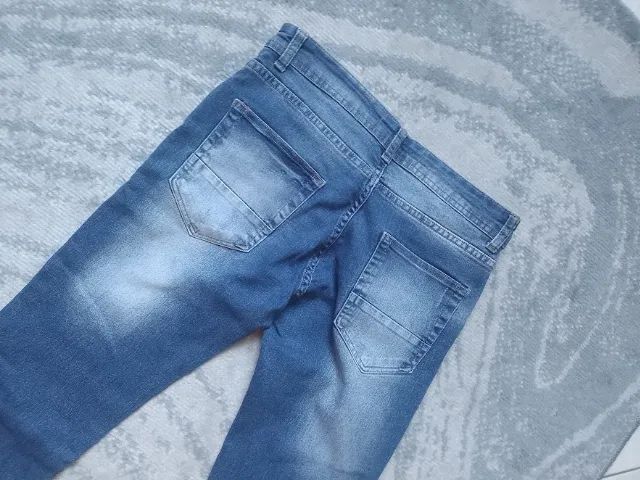 Calça jeans masculina azul - Foto 4