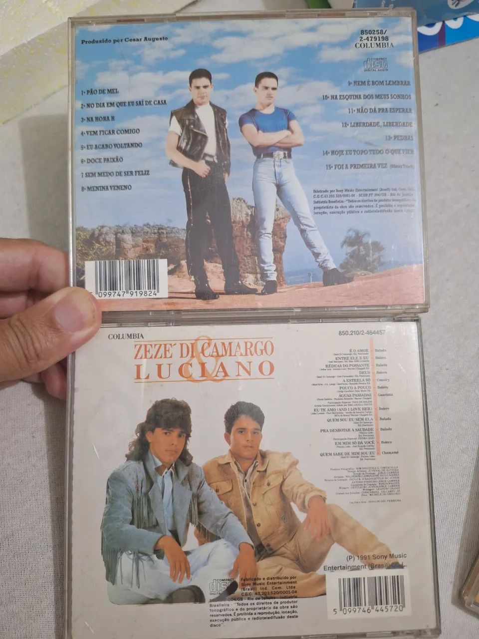 7 cd's originais zerei di camarão e luciano - CDs, DVDs etc