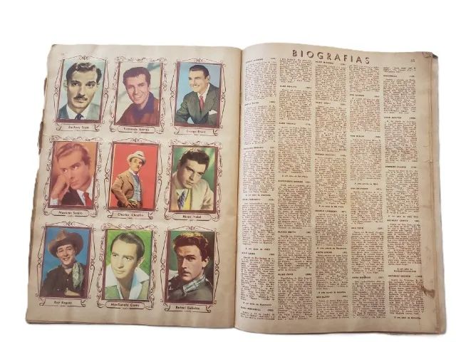 Álbum vintage idolos da tela completo decada 50 - Foto 6