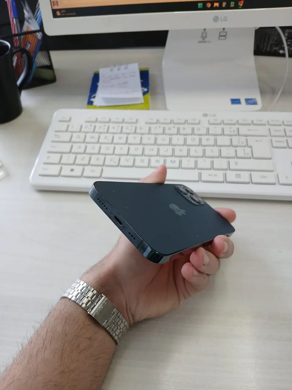 iphone 12 PRO 256gb azul  - Foto 2