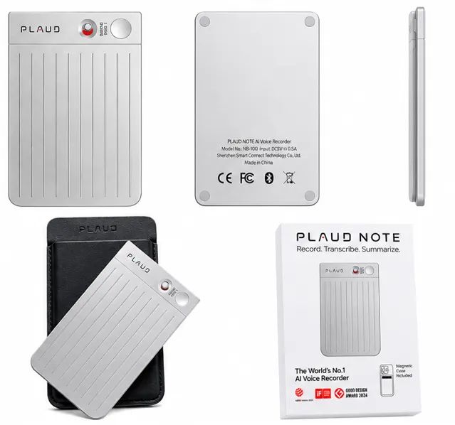 Gravador de Voz Plaud Note 64GB com IA - Foto 4