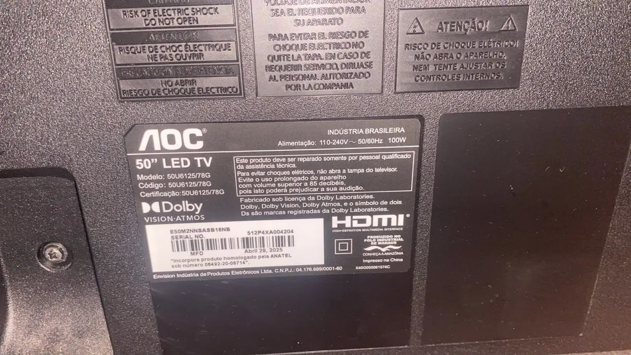 Tv 50 polegadas AOC LED  - Foto 2