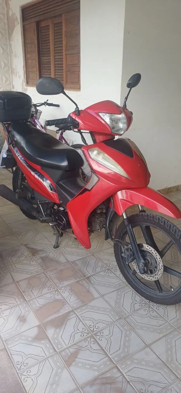 SHINERAY/50Q<br>PASSAGEIRO CICLOMOTOR VERMELHA - Foto 2