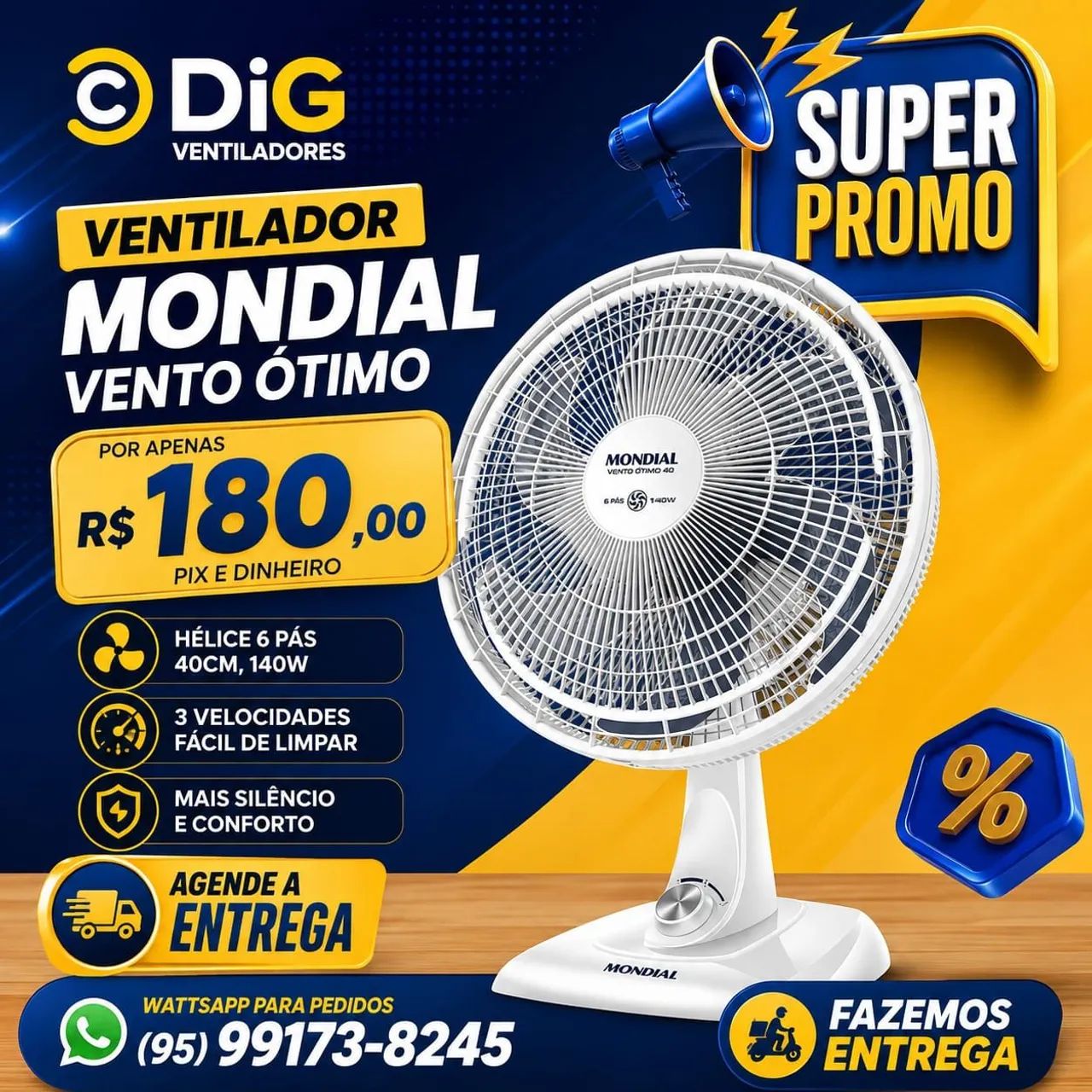 Ventilador 40 cm Britânia  - Foto 2