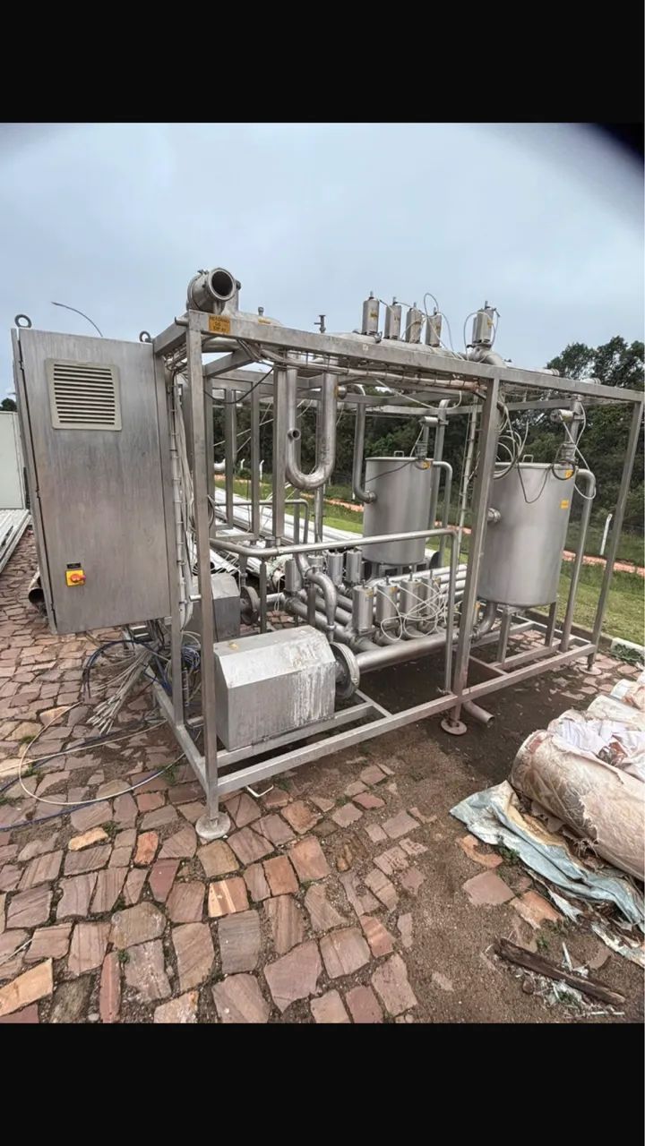 Sistema de Limpeza Cip em Aço Inox Tetra Pak com Manifold Alfa Laval
