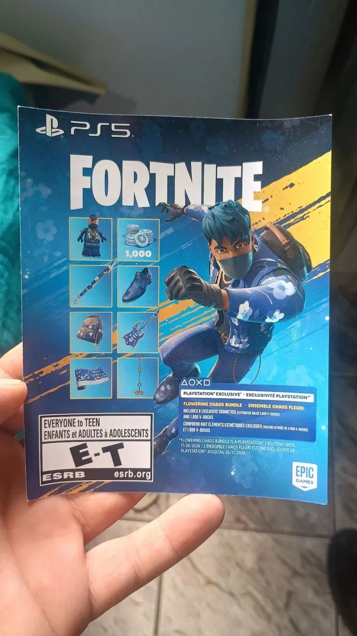 Fortnite: Flowering Chaos Bundle Para Playstation 5