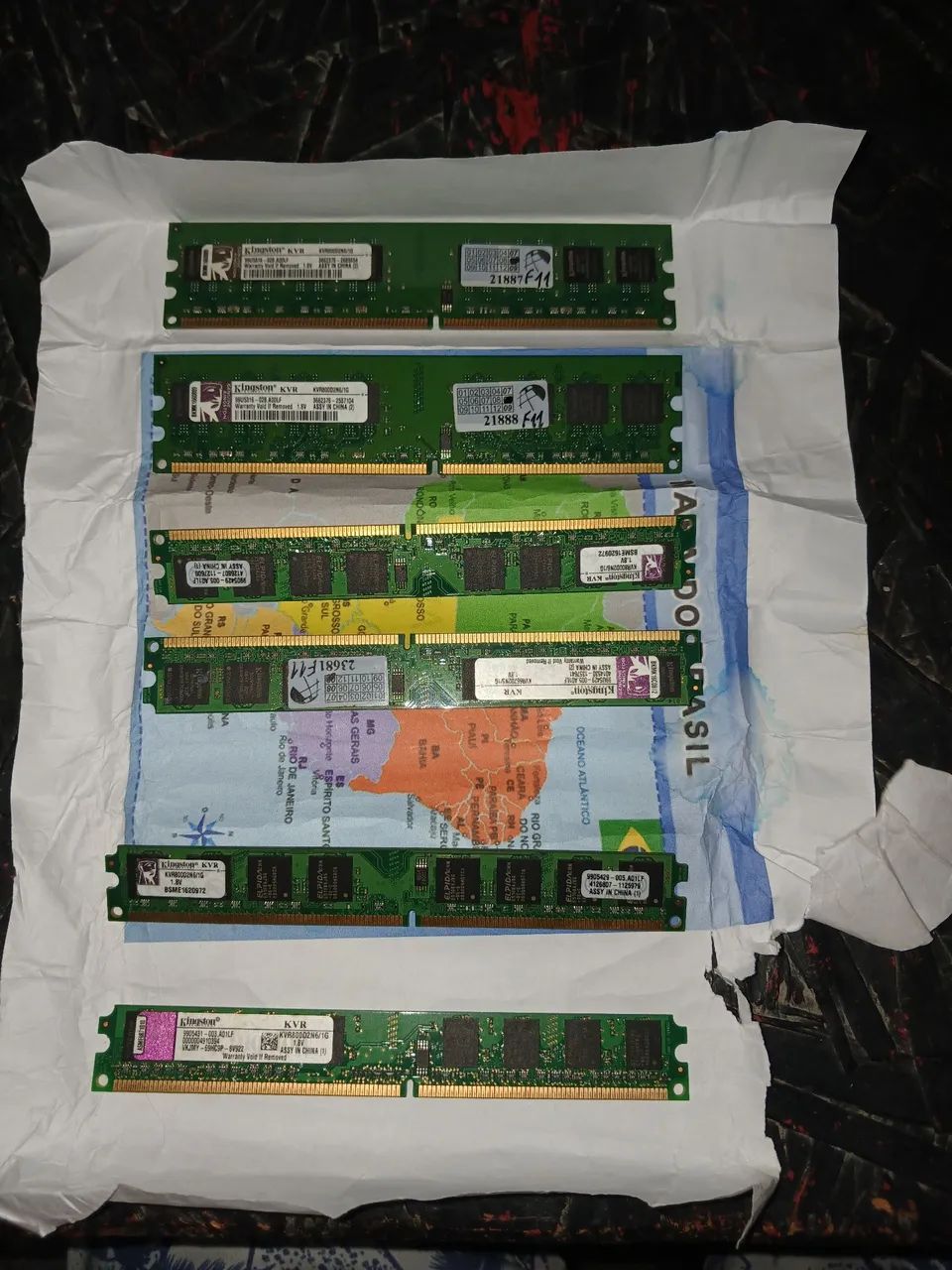 Memórias Ram ddr2 desktop 