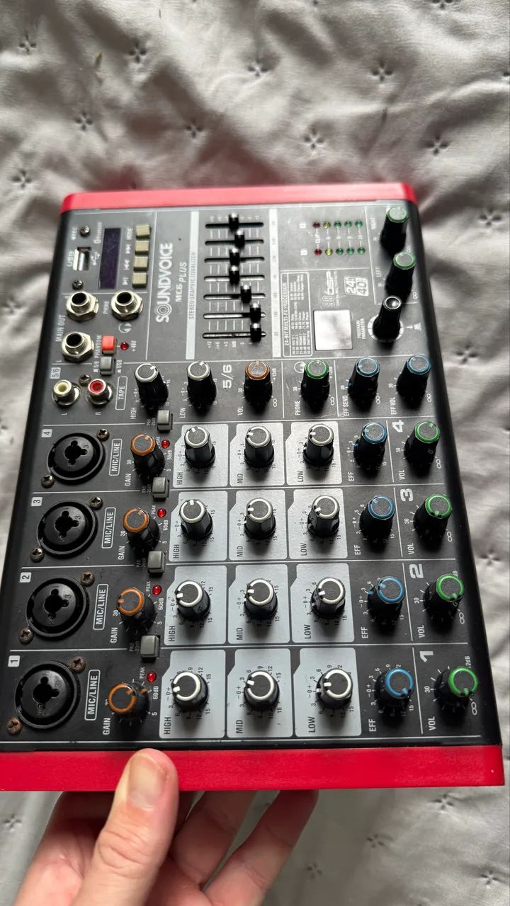 mesa de som soundvoice mc6 plus - Foto 2