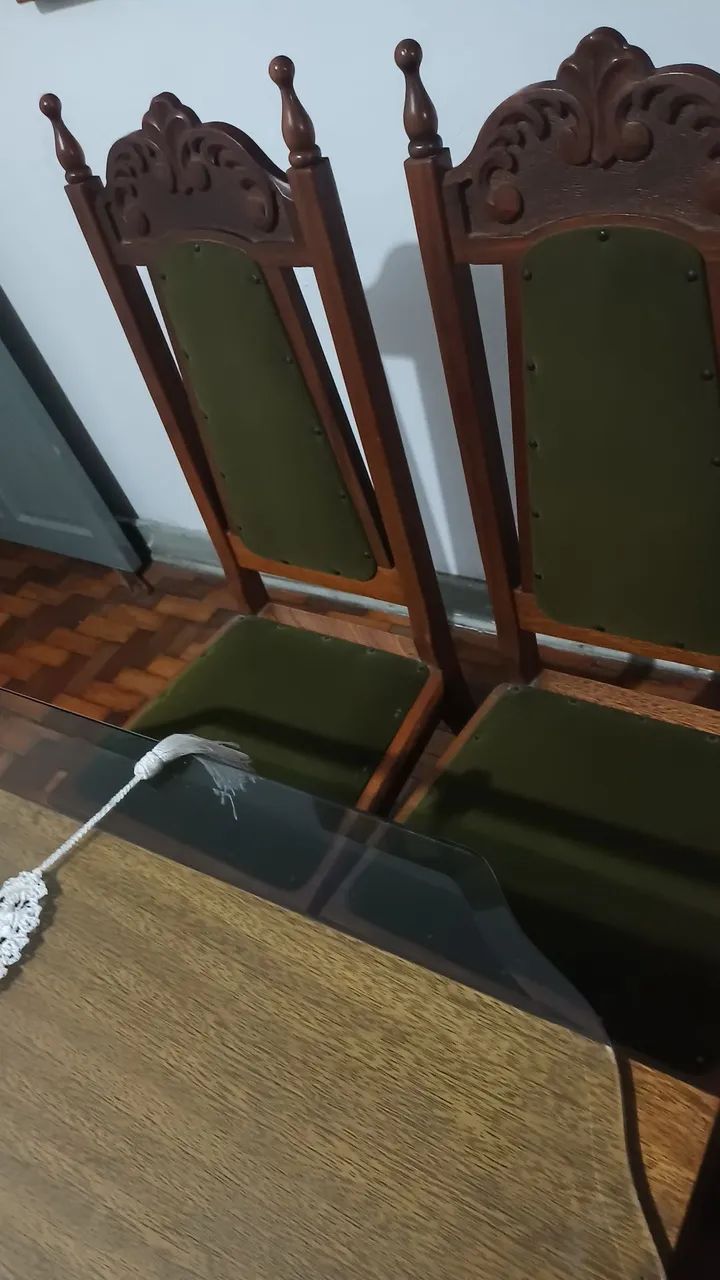 6 cadeiras . Estilo colonial 