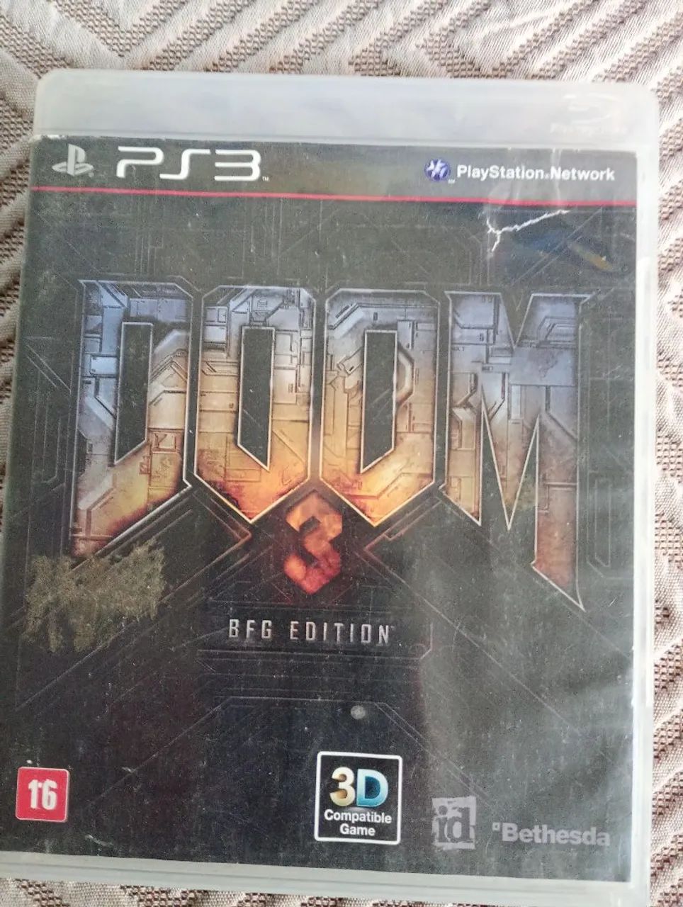 Jogo de ps3 Doom 3 , jogo 3em 1 já vem com Doom 1 e 2 