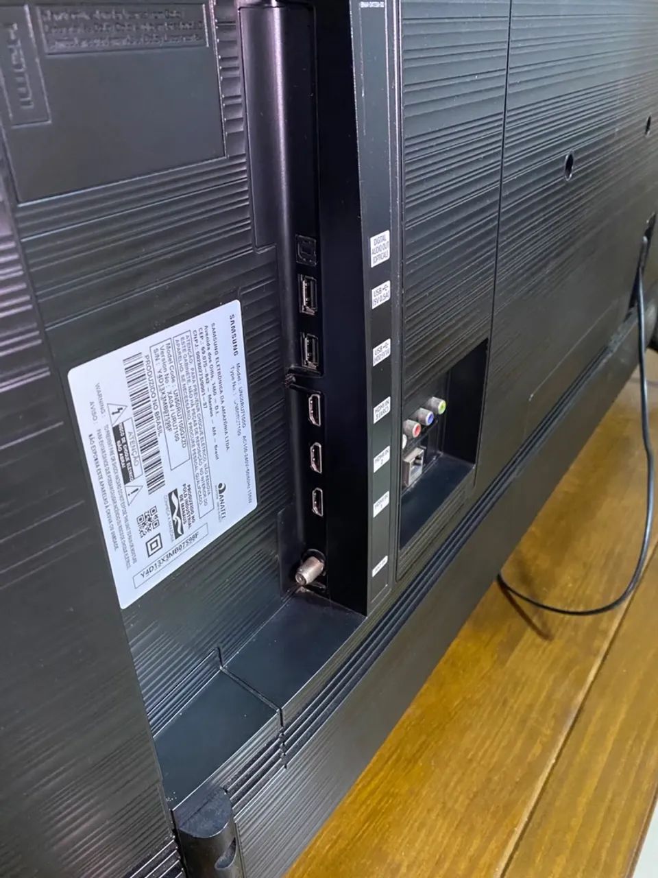 Smart TV Samsung 50 Polegadas 4K, UN50RU7100 - Funcionando Tudo - Sem controle - Foto 3