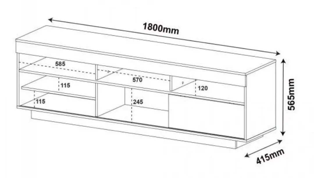 Rack com painel  - Foto 2