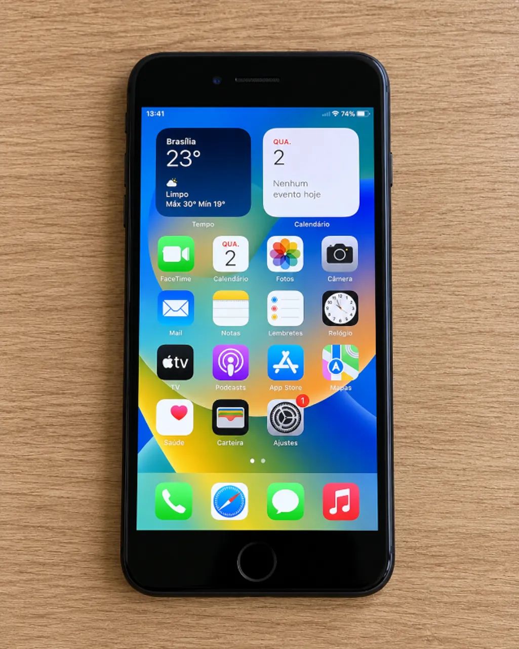 iPhone 8 Plus 256GB preto muito conservado - Celulares e