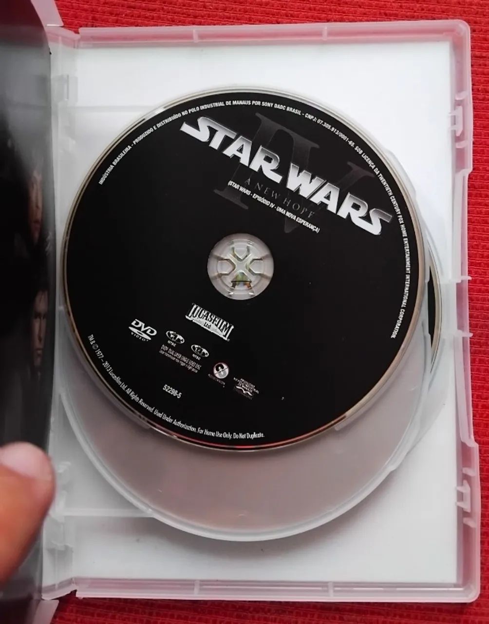 DVD Box Trilogia Star Wars episódios 4,5 e 6 (midia semi novas