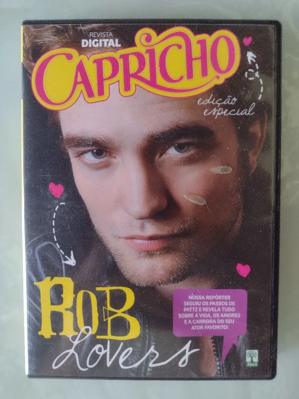 DVD ORIGINAL DOCUMENTARIO CAPRICHO  ROBERT PATTINSON