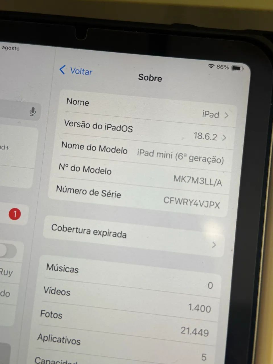 iPad Mini 6th 64gb Novo - Foto 2
