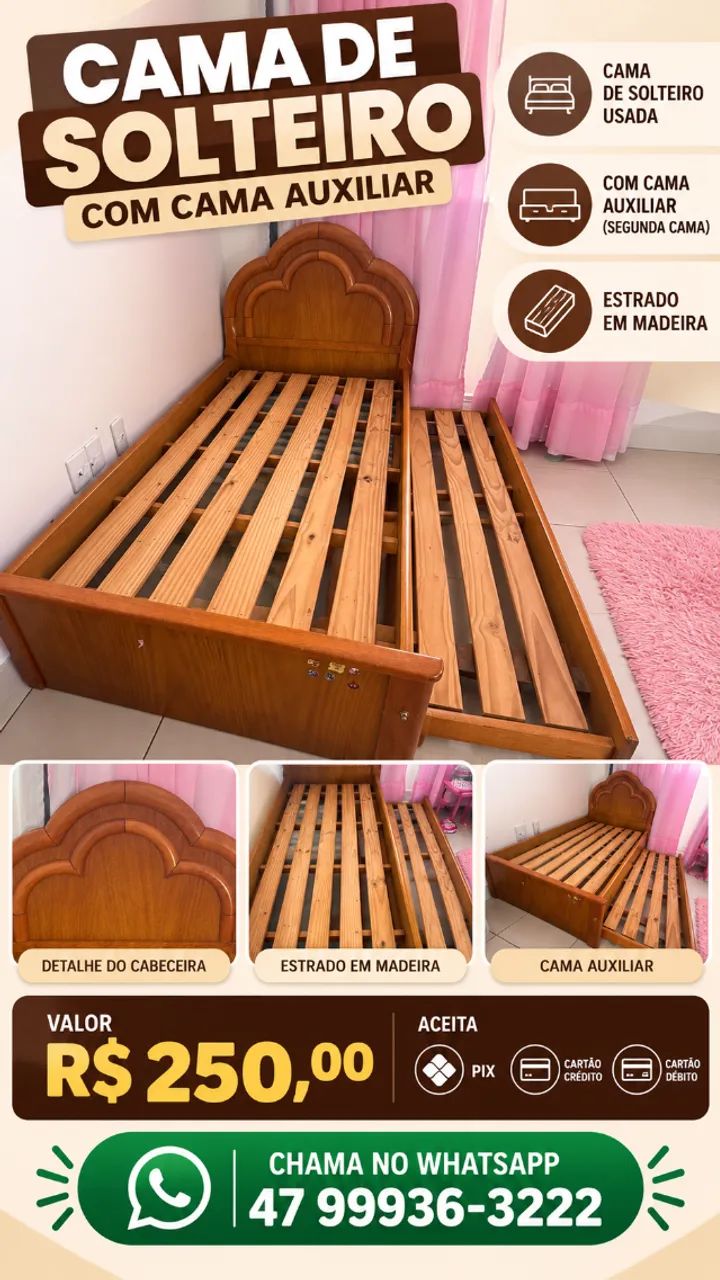 Cama de solteiro