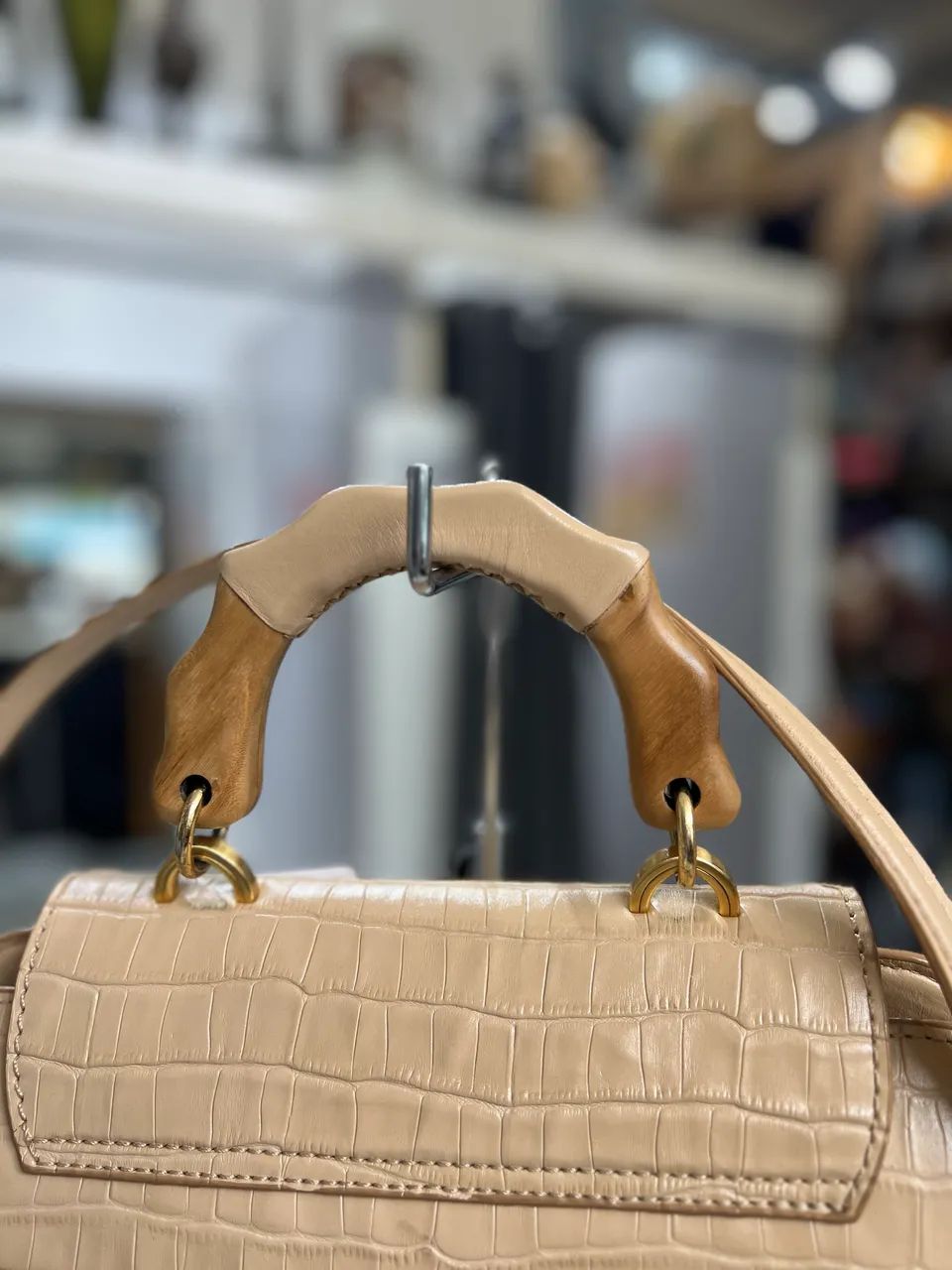 Bolsa Schutz (G) Believe Bege em Couro Original  - Foto 4