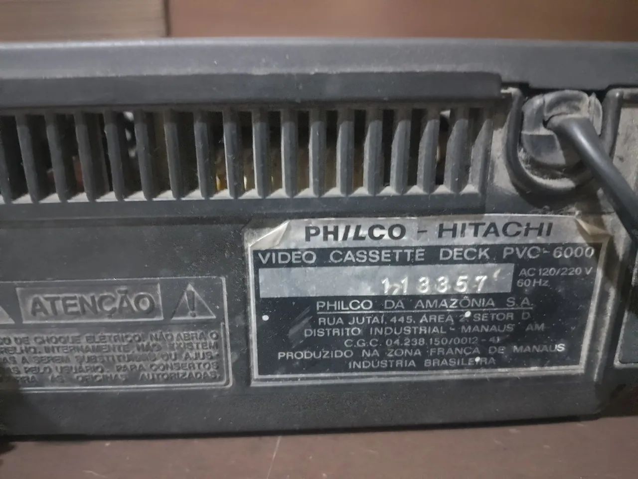 Vídeo cassete Philco Hitachi com defeito  - Foto 4