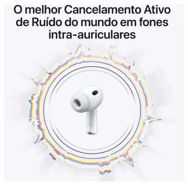 Fone De Ouvido Apple Airpods Pro 3 Bluetooth - Fones de Ouvido