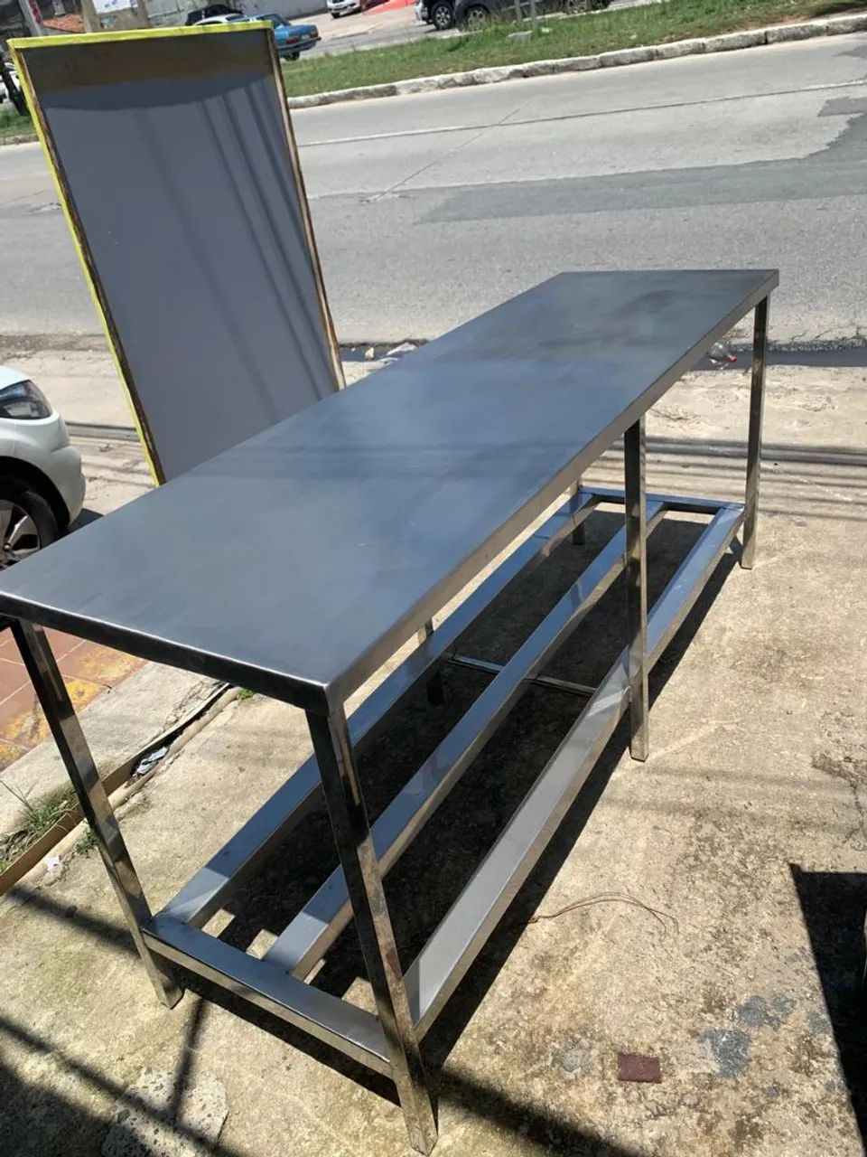 Mesa inox 1.90x60