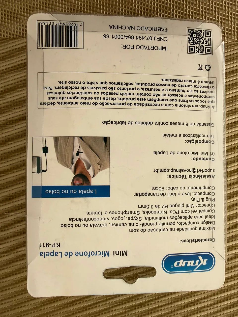 Microfone lapela - Foto 2