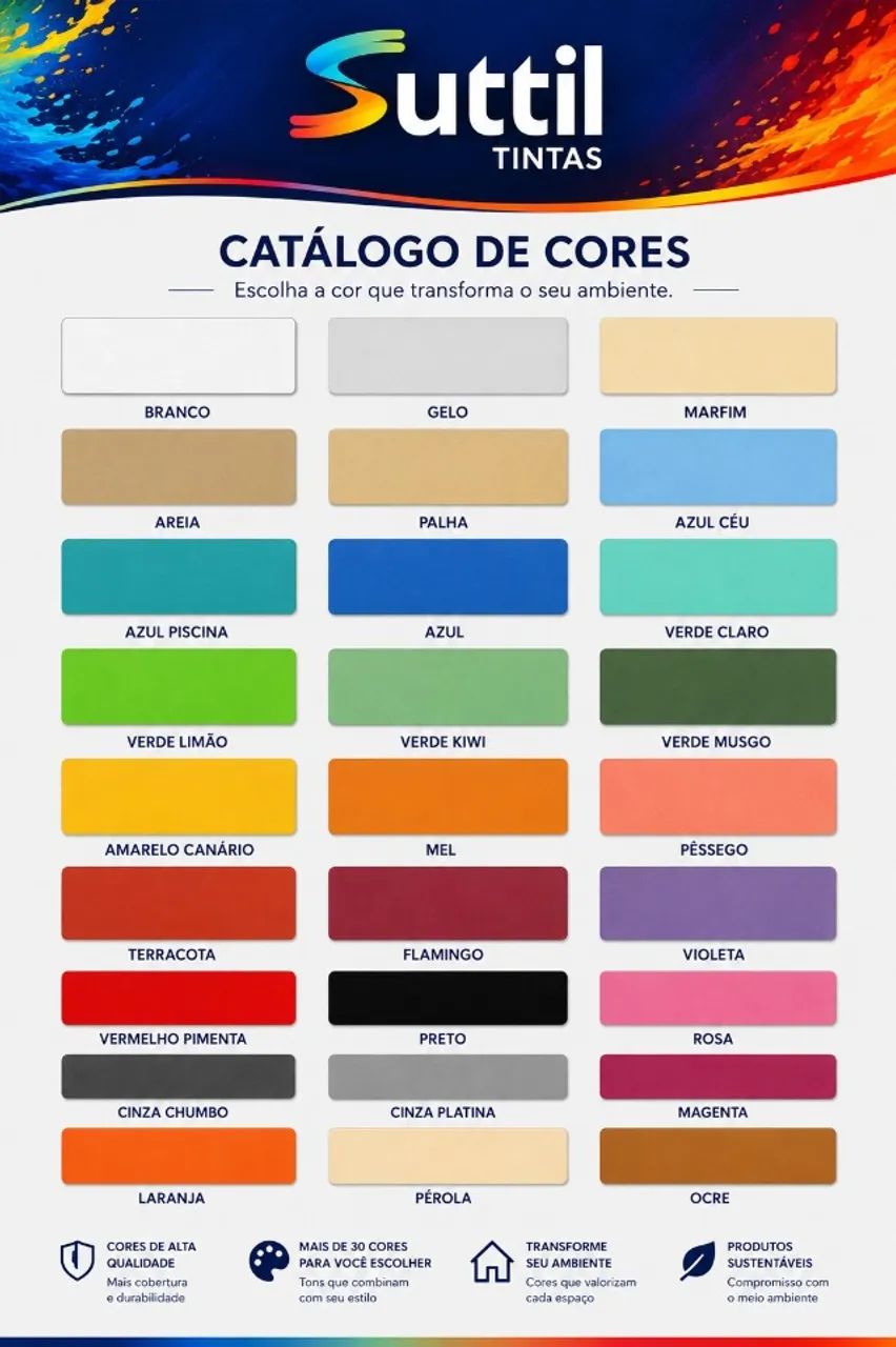 TINTA ACRÍLICA INT/EXT - CORES - Foto 3