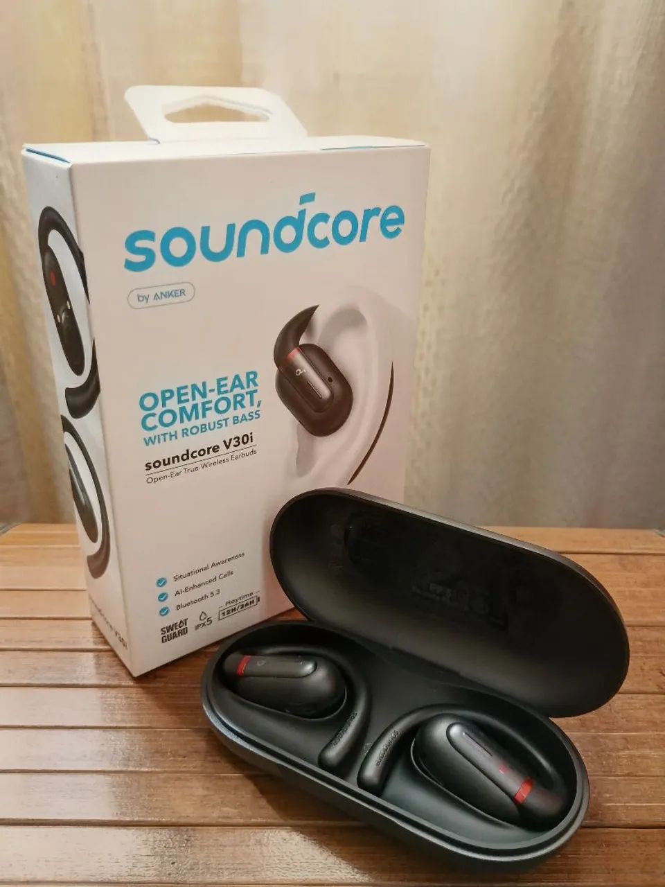 Fone de ouvido Anker Soundcore V30i Bluetooth 5.3 IPX5 (usado)