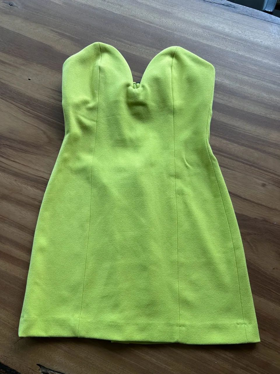 Vestido Zara verde 