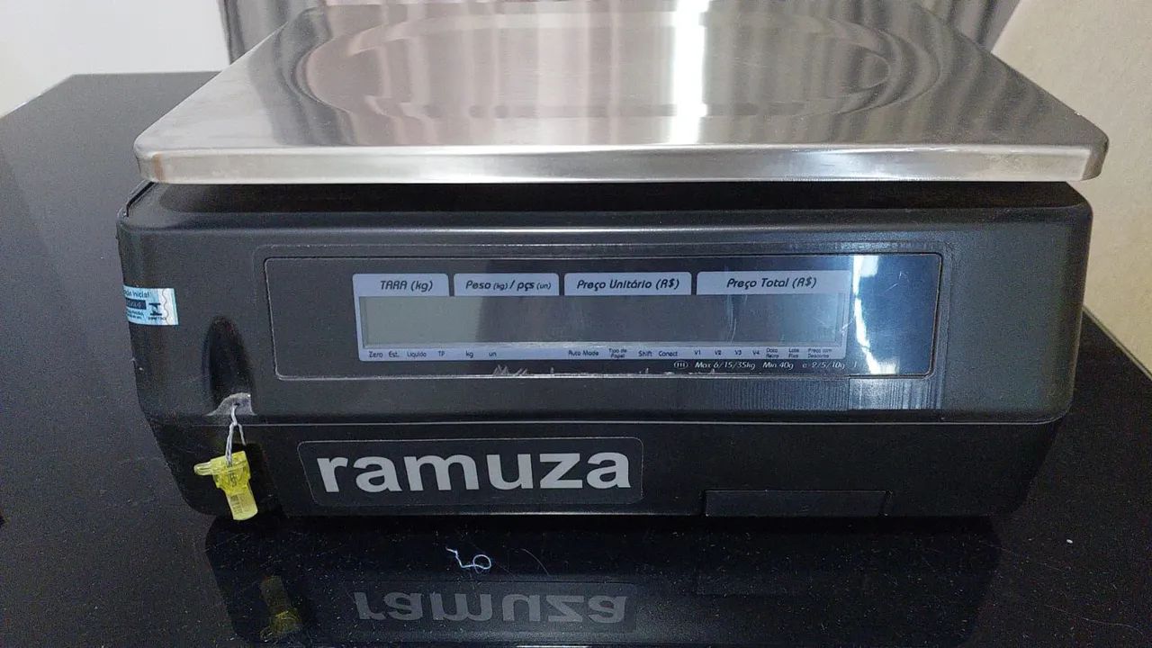 Balança Comercial Etiquetadora Digital 35 kg - Foto 2