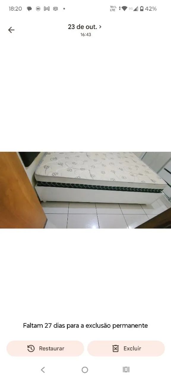 Cama de casal e cabeceira  - Foto 4