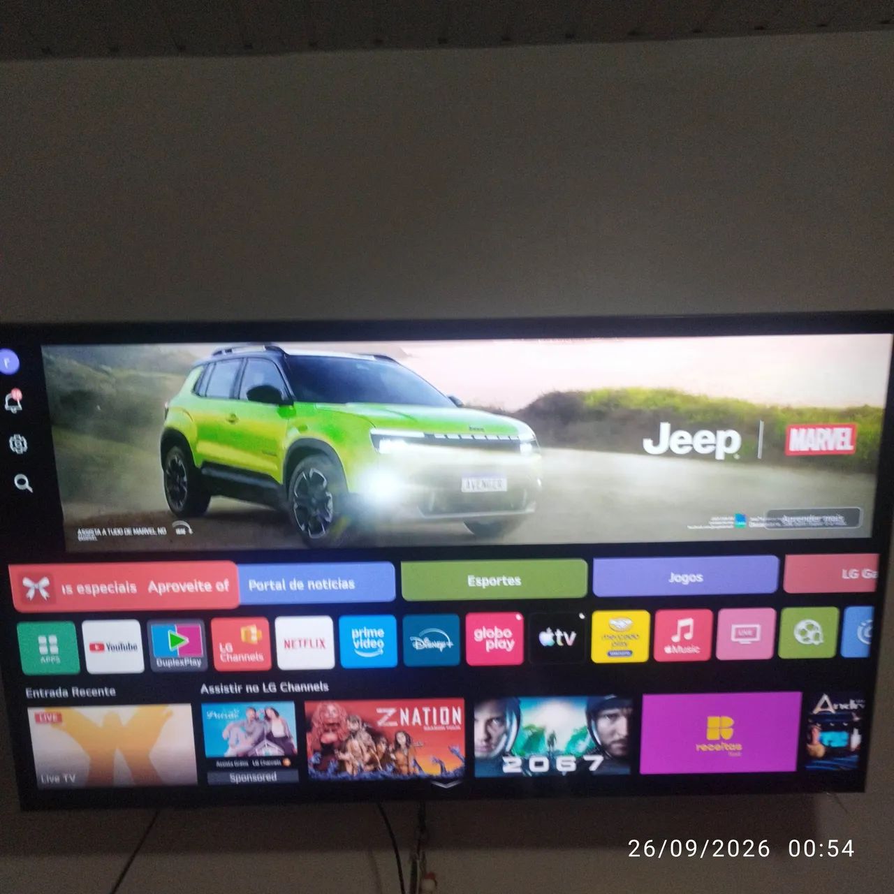 TV LG 50' 1500 REAIS 