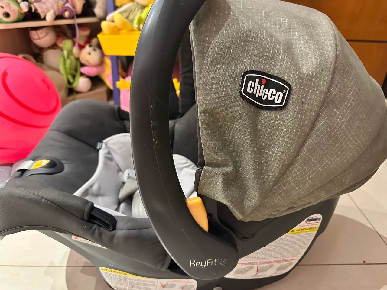  bebê conforto com base isofix chicco bravo  - Foto 5