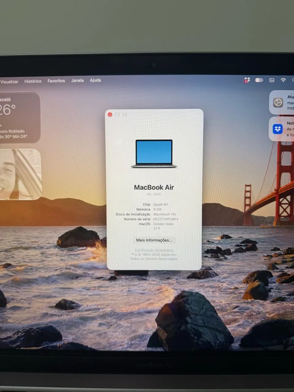 MacBook Air M1 2020 8GB - Excelente Estado - Foto 4