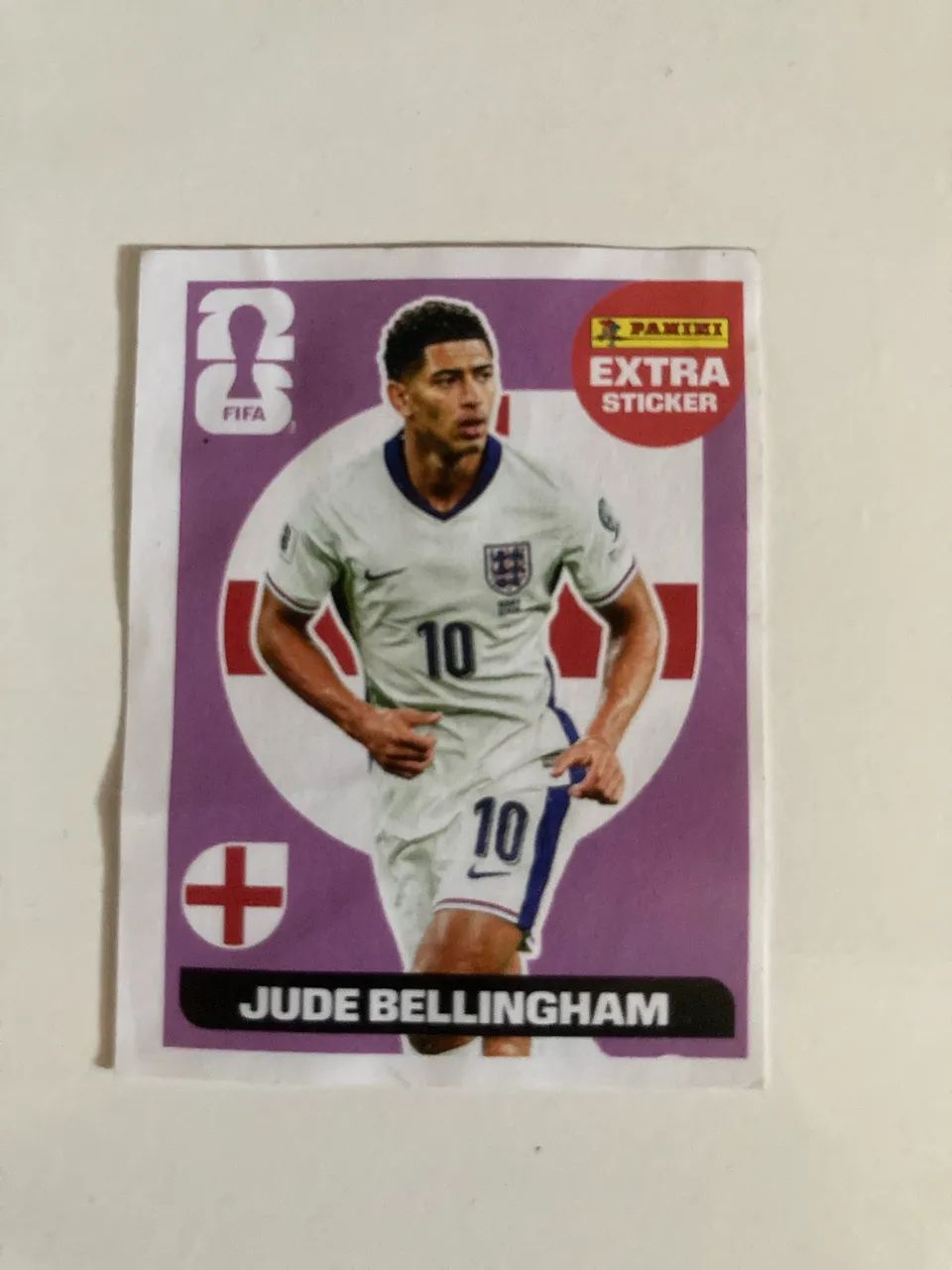 Figurinha Legend BELLINGHAM Roxa Copa do Mundo 2026 Extra 
