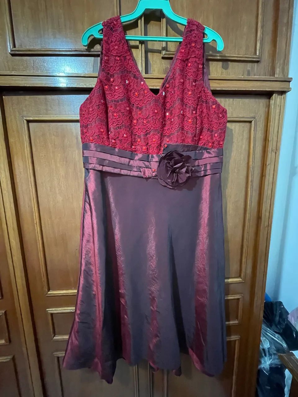 Vestido de festa vinho - Foto 2