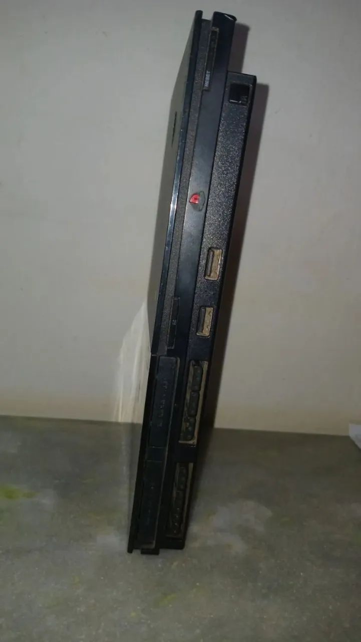 PS2 Slim - 2 Controles + Memory Card 32MB + Cabos.