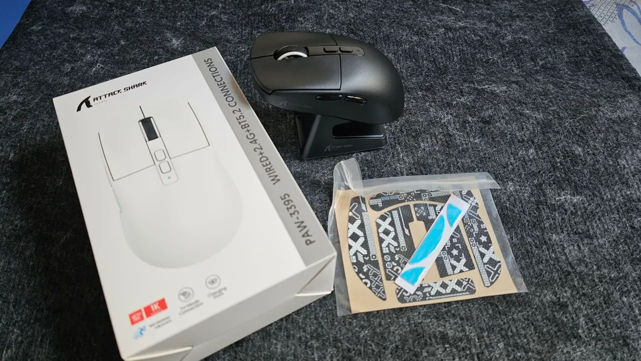 Mouse x6 preto Attack Shark 