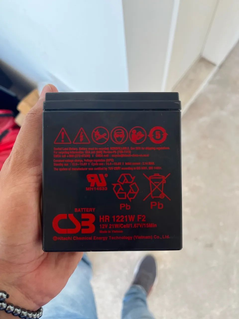 Bateria CSB 12v 5ah Nobreak