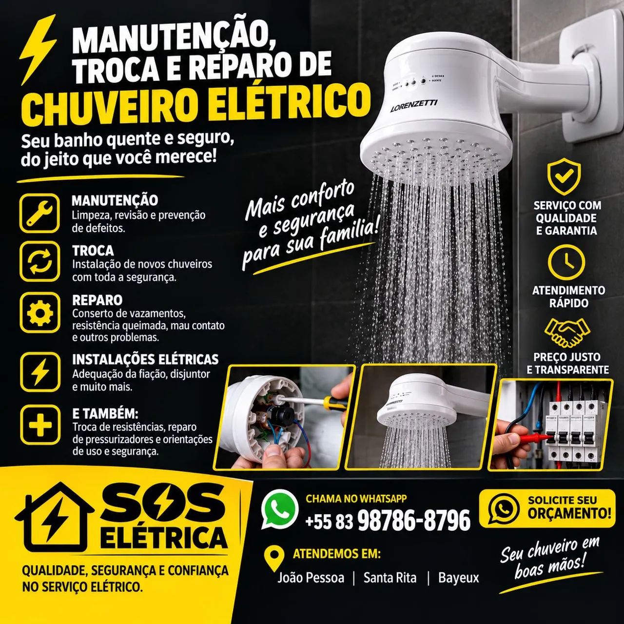 Chuveiro elétrico 