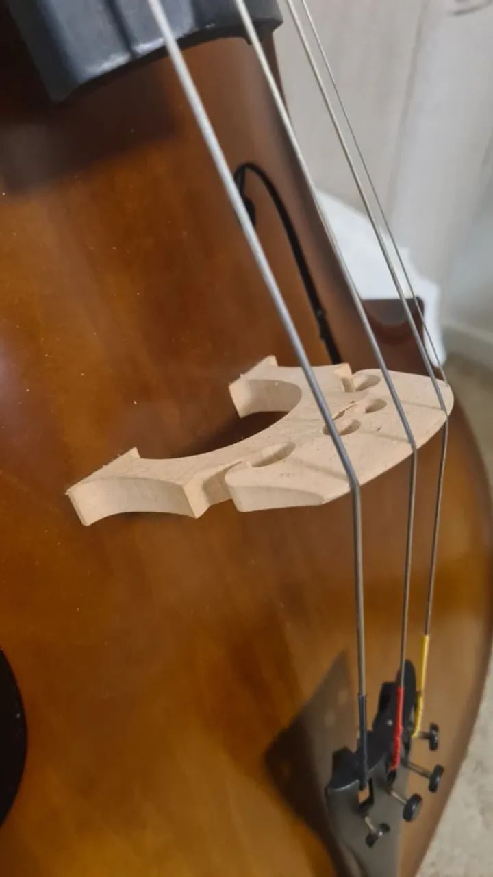 Violoncelo 4/4 + bag + cordas extras - Foto 3