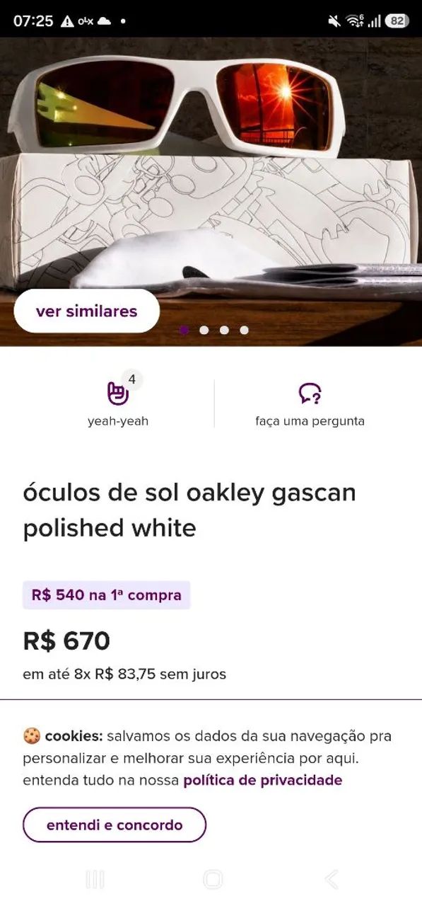 Oculos osklen gascan - Foto 3
