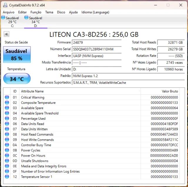 Kit 3 SSD Nvme 256GB - Foto 5